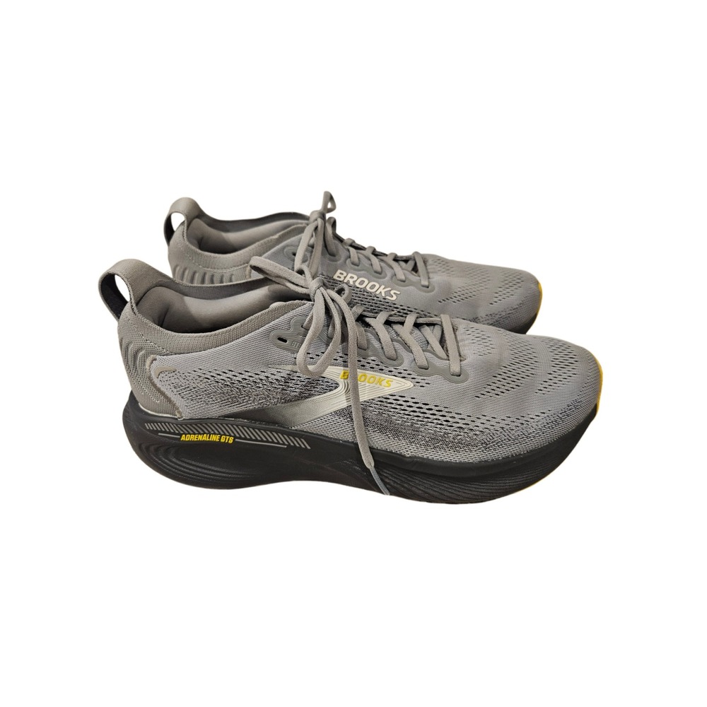 Brooks Adrenaline GTS 25 Running Shoes Primer Grey Men's Size 10.5M GUC